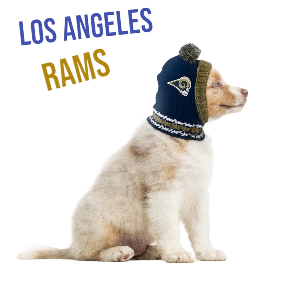🐾 LA Rams Pup Beanie, L